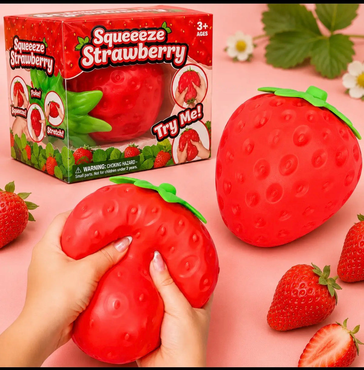 Giant Strawberry Squishy