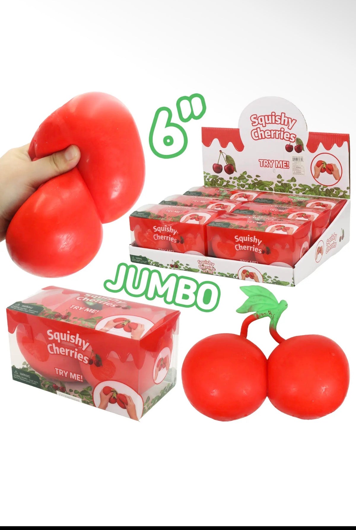 Jumbo Cherry Squishy