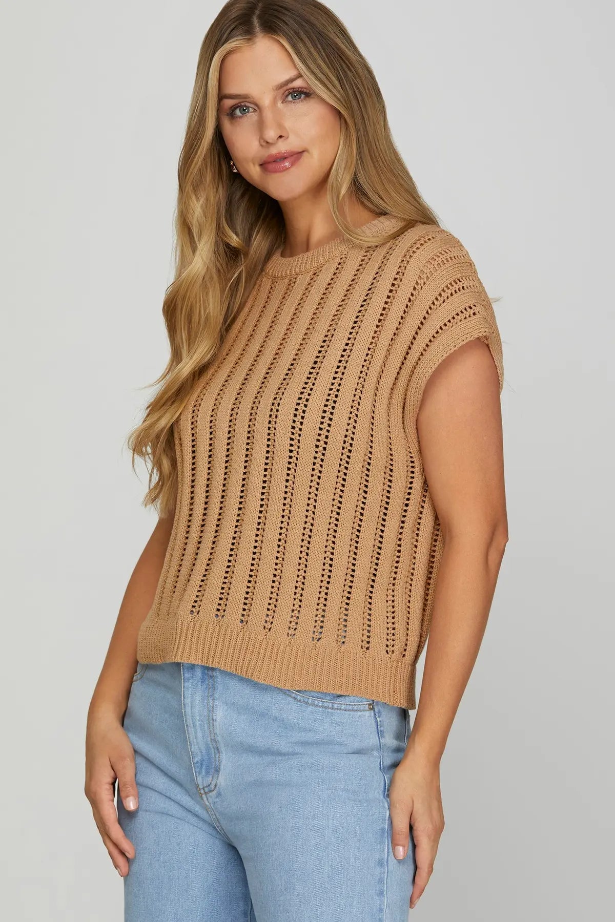 GOLDEN HOUR KNIT TOP