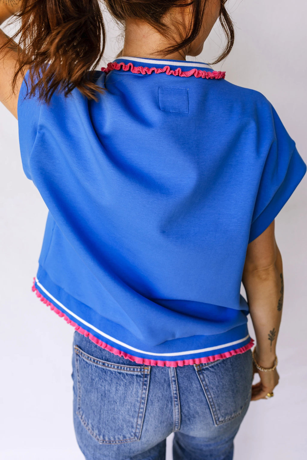 Spruce it Up Blue collar Shirt