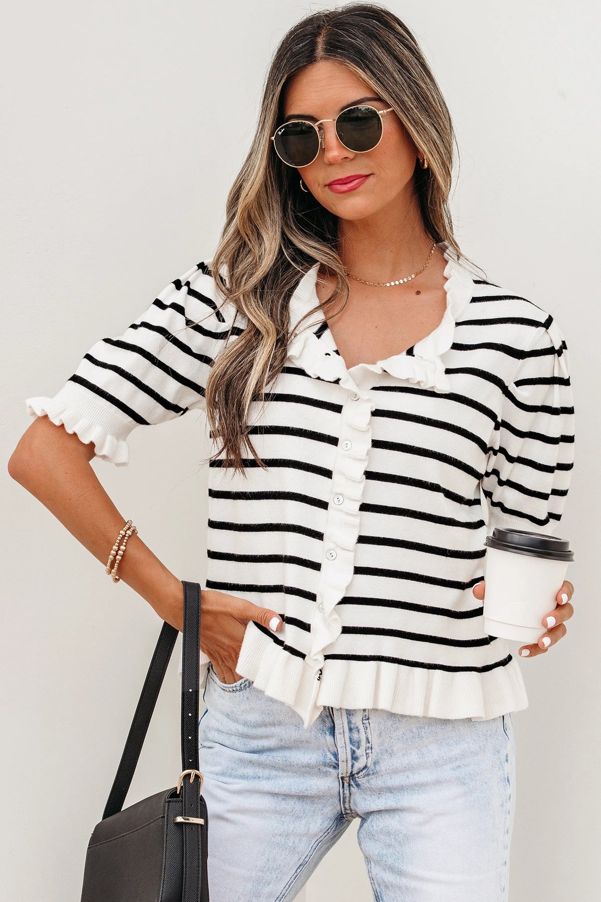 Pretty Little Ruffle Cardigan
