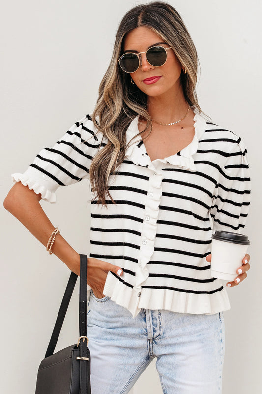 Pretty Little Ruffle Cardigan